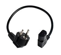 Câble d'alimentation prise schuko vers prise iEC poids en poids). 40 cm.