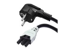 Câble D'alimentation Professionnel Schuko F 3G1.5mm 5M Noir - 1765-50