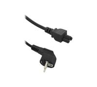 Câble d'alimentation Qoltec - CEE 7-7 (SCHUKO) (M) pour IEC 60320 C5 (M) - CA 250 V - 1.4 m