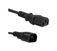Câble d'alimentation - Qoltec - IEC 60320 C13 pour IEC 60320 C14 - 250V - 10A - 3m