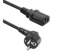 Câble d'alimentation Qoltec IEC C13/SCHUKO | 3 x 0,75 mm² | 1,5 m