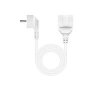 Câble d'alimentation rallonge Schuko 10 m Blanc, matériau résistant, idéal pour Les Extensions électriques. Conçu pour : Usage Domestique et Professionnel