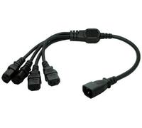 Câble d'alimentation répartiteur IEC 320 C14 mâle vers 4XC13 Femelle Type Y (60 cm)