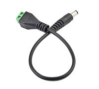 Câble d'alimentation robuste 3 A 36 V mâle CC 5,5 x 2,1 mm pour caméras de sécurité, batteries, applications électroniques, bandes LED, adaptateur d'alimentation pour caméra de vidéosurveillance