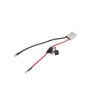 Câble d'alimentation robuste 50 A M8 10 AWG | Cuivre pur 10 AWG, courant max 50 A, bornes à anneau M8, polarité rouge/noir, longueur 30 cm