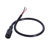 Câble d'alimentation rotatif verrouillable 5,5 x 2,1 mm pour lumières LED et caméras de sécurité, 18 AWG anti-chute