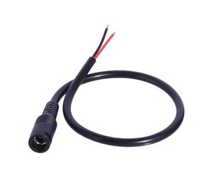 Câble d'alimentation rotatif verrouillable 5,5 x 2,1 mm pour lumières LED et caméras de sécurité, 18 AWG anti-chute