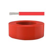 Câble D'alimentation Rouge UL1569, Câble Électrique Unipolaire, Calibre 26-14 AWG, Cuivre Étamé Toronné, Gaine En PVC Résistant À La Chaleur, For Robotique, Automobile, Bricolage, LED(50FT,20AWG)