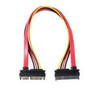Câble d'alimentation SATA à disque dur, 7 + 15 broches, 1 pièce, cordon d'extension
