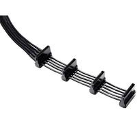 Câble dalimentation SATA BeQuiet [4x Alimentation SATA mâle 15 pôles - 1x module dalimentation] 0.72 m noir
