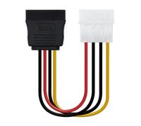 Câble d'alimentation Sata Molex 4 broches/M vers Sata/H - 0,16 M