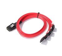 câble d'alimentation SATA SFF-8687 à 4 pour serveur, séparateur de disque dur externe d'ordinateur, cordon de connexion de données 50cm