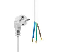 Câble d'alimentation Schuko MicroConnect MC-PE0018SCHW 1,8 m Blanc