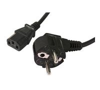 Waytex Câble d'alimentation 3 m CEE 7/7 Schuko vers IEC 320 C13 pour PC Moniteur TV Noir