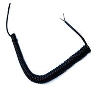 Câble d'alimentation secteur spiralé flexible à ressort, câble 2 conducteurs 22 AWG extensible de 1 à 10 mètres, fil télescopique rétractable(Stretch 1 meter)