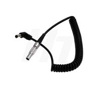 Câble d'alimentation spiralé 12 V CC vers 0B FGG 2 broches pour appareil photo Teradek Bond, Preston, Monitor, Z Cam E2 S6