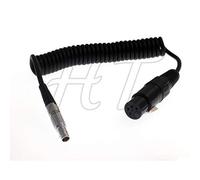 Câble d'alimentation spiralé XLR 4 broches femelle vers prise 2 broches pour Alexa Rouge 12 V