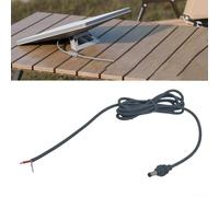 Câble d'alimentation Starlink pour mini prise CC compatible avec câble de dénudage pour câblage modifié de véhicule DC5521 femelle 4,0 mm de diamètre (200 cm)