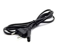 Câble d'alimentation - STRAßE GAME - IEC-C8 - 2 broches 220V - 1,5 m - Prise mâle EU