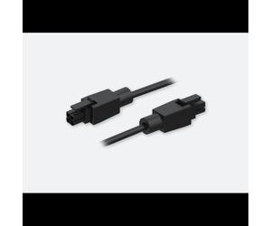 Câble d'alimentation Teltonika PR2PP10B 4-pin vers 4-pin Noir 1m, 30V 2A, AWG24, section 4x0.20mm², gaine Nylon/PVC, diam. 4.5mm, conforme REACH/RoHS
