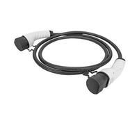 - Câble d'alimentation - Type 2 femelle pour Type 2 mâle - 5 m - noir - triphasé