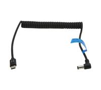 Câble d'alimentation universel 12 V CC, connecteur cylindrique USB-C vers prise CC 5,5 x 2,5 mm, compatible avec les appareils photo.