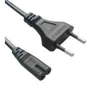 Câble d'alimentation - Universel - 1m - PS4/PS3/PS2 - 2X0.75 mm² - Filaire - Noir