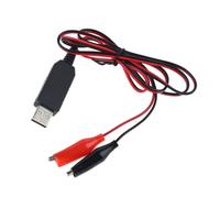 Câble d'alimentation universel 2m 5V USB à DC 6V 1A, convertisseur à Clip pour horloge et thermomètre et autres appareils 6V