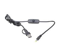 Câble d'alimentation universel 5 V USB de type C vers connecteurs 4,0 x 1,7 mm pour charger les petites tensions électroniques Caractéristiques :