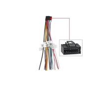 Câble d'alimentation universel ABS 16 broches ISO pour autoradio, adaptateur stéréo pour lecteur Android, Plug and Play(Cable 16Pin)
