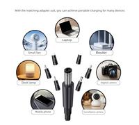 Câble d'alimentation Universel DC5 5x2 1 Mm USB C avec Écran De des Tensions en Temps Réel Et Protections Sécurité Caractéristiques Câble Type C À Tensions Réglables