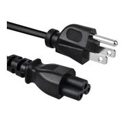 Câble d'alimentation Universel for Ordinateur Portable, Fiche Standard Américaine for Adaptateur D'ordinateur Portable, TV, 5 Pieds, Certifié ETL/UL, 3 Broches 5-15P vers IEC C13(1.5mm²)