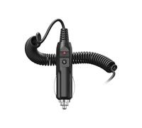Câble D'Alimentation Universel pour Chargeur de Voiture 12 V 5,5 X 2,1 mm pour Allume-Cigare, Fusible 3 A Intégré avec Voyant Lumineux