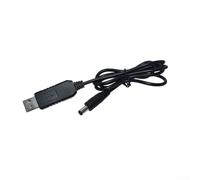 Câble d'alimentation USB 5 V vers DC 9 V/12 V avec 8 connecteurs CC - Adaptateur multifonction pour appareils (9 V 5,5 x 2,1 mm)