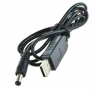 Câble d'alimentation USB 5 V vers DC 9 V 12 V avec sortie 5 x 2 1 mm Convient pour connecter une banque d'alimentation à des routeurs, ventilateurs, lumières USB et appareils de voiture (9 V)