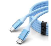 Câble d'alimentation USB-C CDX 100W 5A de 1 m - Bleu