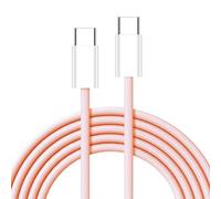 Câble D'Alimentation Usb-C Mâle Vers Mâle Pd27W 65 W Type C 480 Mbps Câble De Données Rose Pour Téléphone, Tablette Et Ordinateur Portable 2 M (200 Cm)[CAB9162321]