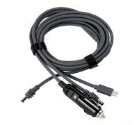 Câble d'alimentation USB C vers CC pour Starlink pour mini câble de charge étanche de 3 m pour chargeur PD hors réseau Camping RV pour antenne satellite Gris (5 m)