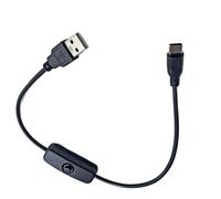 Câble d'alimentation USB Câble d'alimentation De Type C Cordon Commande Commutation pour Ventilateur Lampe Bureau Fil Livraison Divers Appareils Type C