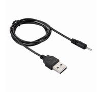 Câble d'alimentation USB mâle A vers fiche banane DC 2.0mm pour petits appareils électroniques - 65cm noir