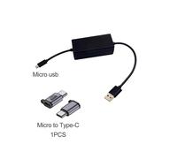 Câble D'Alimentation USB pour Clés Amazon Fire TV 4K (Élimine le Besoin D'un Adaptateur Secteur) avec Adaptateur Micro-USB Type-C