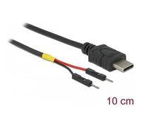 DeLock câble USB-C 85418 0,1 m Noir