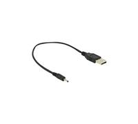 - Câble d'alimentation / USB - USB (alimentation uniquement) (M) pour DC jack de 3,0 mm x 1,1 mm (M) - 27 cm - noir
