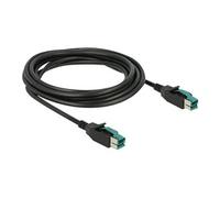 - Câble d'alimentation USB - USB PlusPower (12 V) (M) pour USB PlusPower (12 V) (M) - 12 V - 3 m - noir