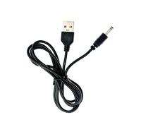 Câble d'alimentation USB vers fiche creuse 3,5 mm 5 V CC - Câble de charge de rechange pour brosse à dents électrique Foreo Luna - Compatible avec pointe de 3,5 mm x 1,35 mm