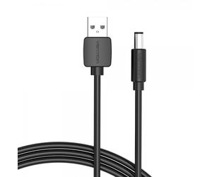 Câble d'alimentation Vention USB-A Mâle vers DC 5,5 mm - 0,5 m - Noir