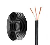 Câble D'alimentation YJV À Âme En Cuivre - Câble Extérieur for Bornes De Recharge, Isolé Et Gainé PVC,Haute Conductivité Et Résistant Aux Intempéries For Usage Résidentiel(50ft,2.5mm²-2C)