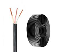 Câble D'alimentation YJV - Câble D'extérieur Triphasé À 4 Fils Avec Âme En Cuivre For Bornes De Recharge, Résistant Aux Intempéries Et Durable for Usage Industriel(200 feet - roll,4mm²-3C)