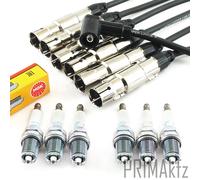 Câble D'Allumage Ensemble + 6x Bougies NGK pour VW Corrado Golf Passat 2.8 2.9