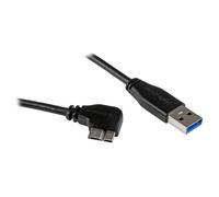 Câble D'Angle Droit Slim USB A 3.0 Vers Micro B 500Mm StarTech